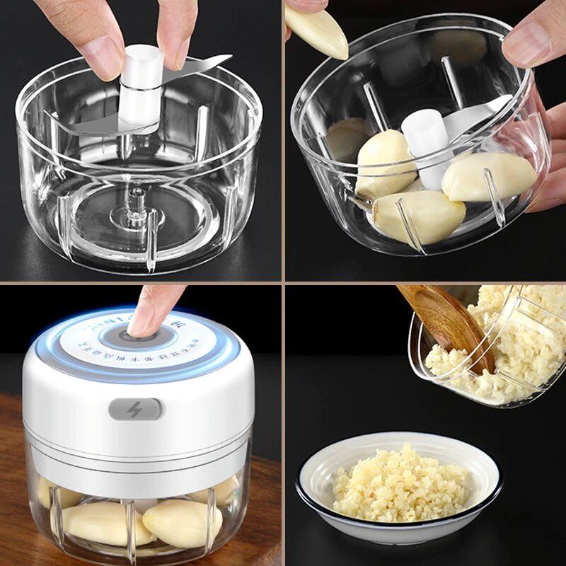 Garlic Crusher- Mini processador de alimentos